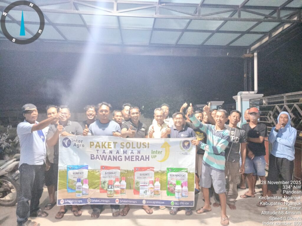 Perkuat Solusi Untuk Bawang Merah, Pt Inter Agro Indonesia Gelar Farmer Meeting Di Nganjuk