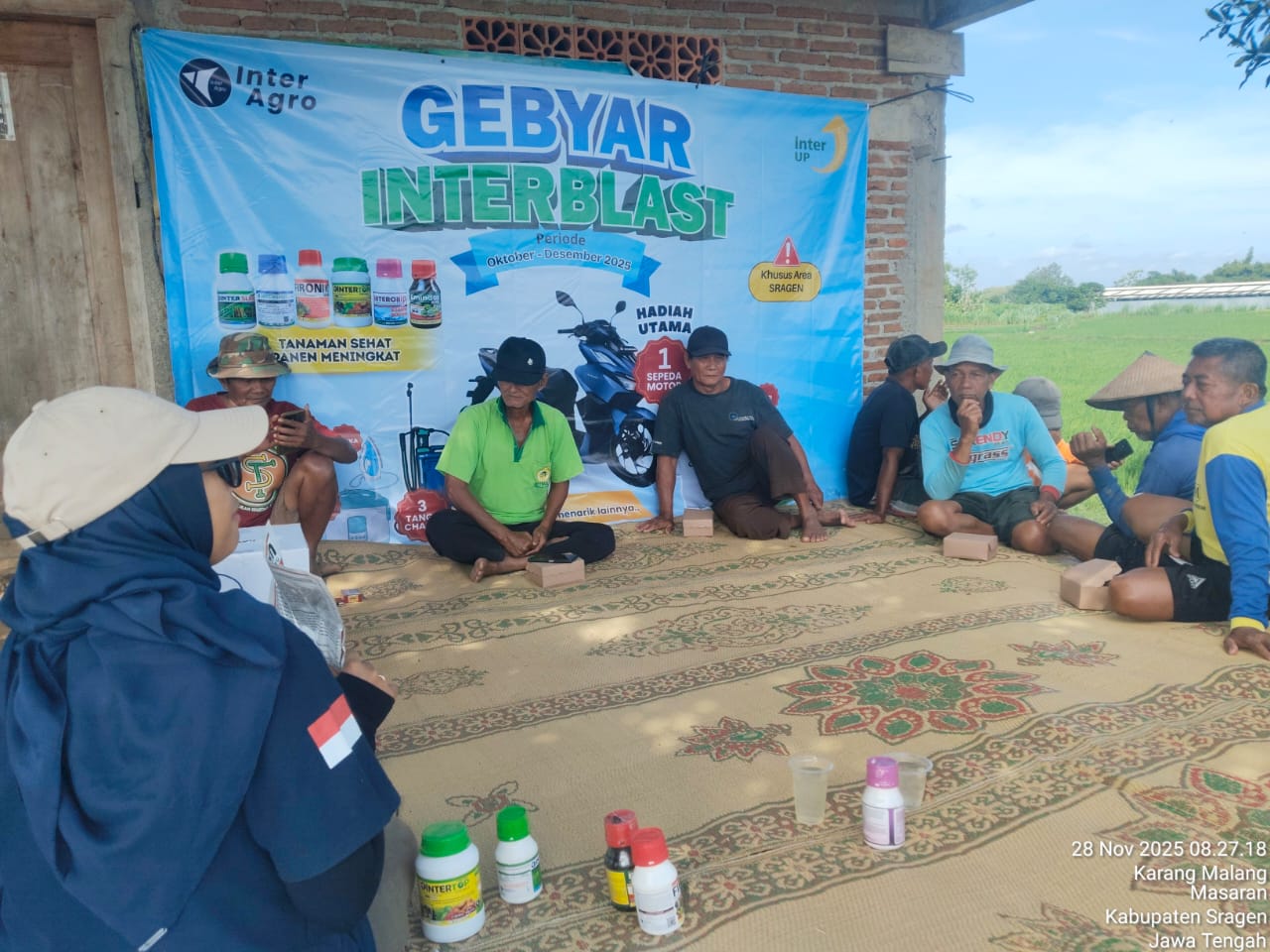 Petani Sragen Puas Dengan Hasil Penggunaan Produk Inter Agro Pt Inter Agro Indonesia Gelar Farmer Field Day Di Mojo
