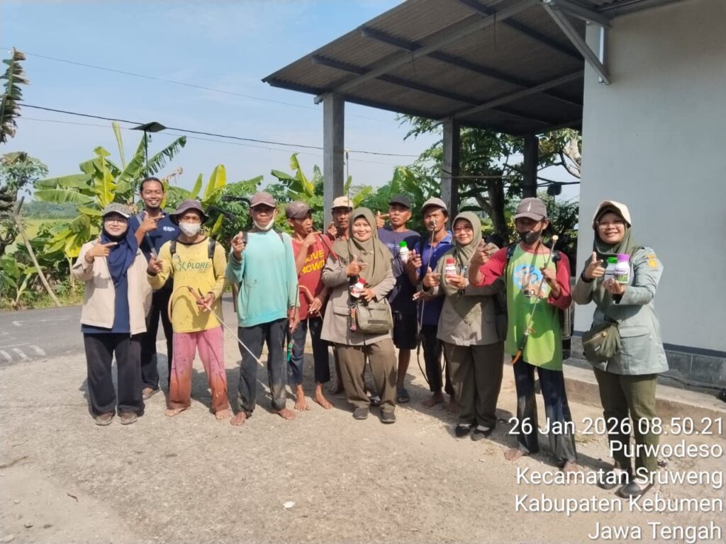 20260126 Spray Massal Di Sruweng Tingkatkan Perlindungan Padi Jelang Pe
