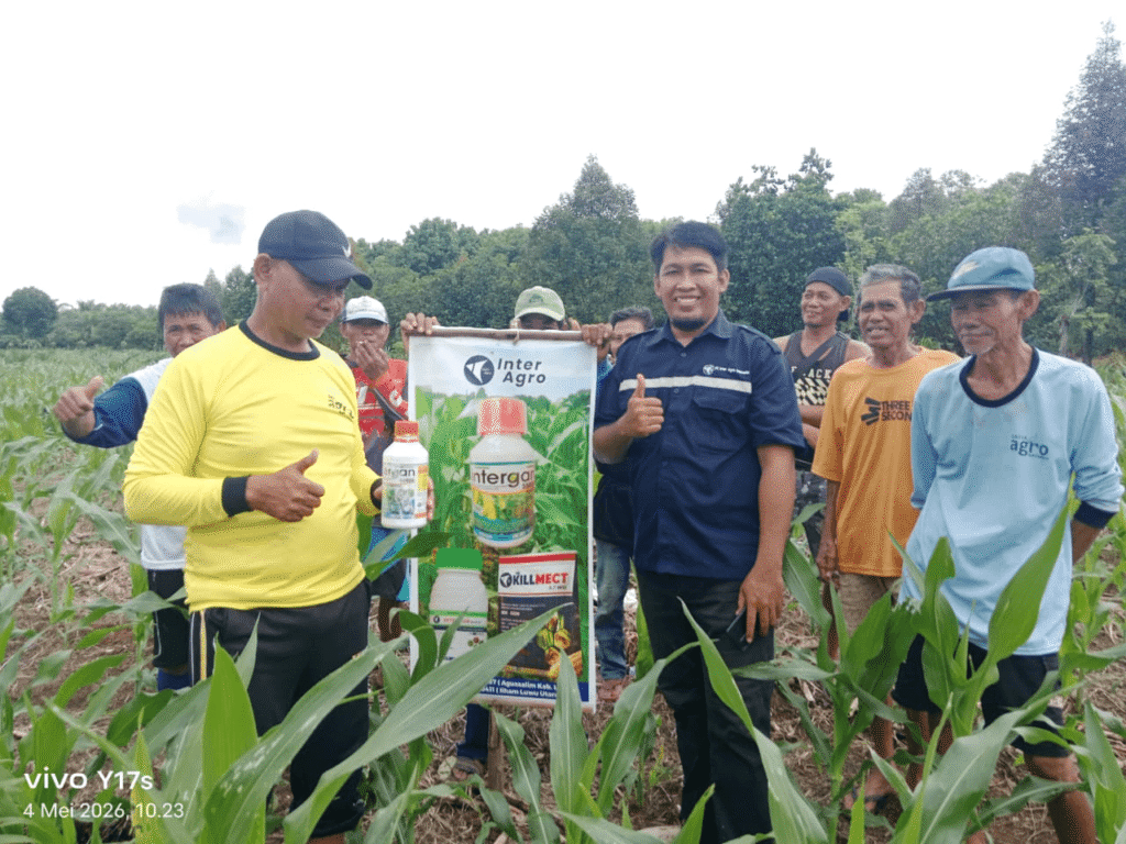 Buktikan Efektivitas Produk Intergan, Inter Agro Indonesia Gelar FFD Bersama Kelompok Tani L v